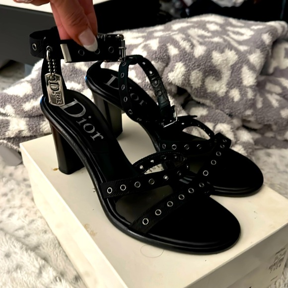 Dior 黒 スタッズ バングル Christian Dior ディオール ブレスレット バングル アクセサリー
